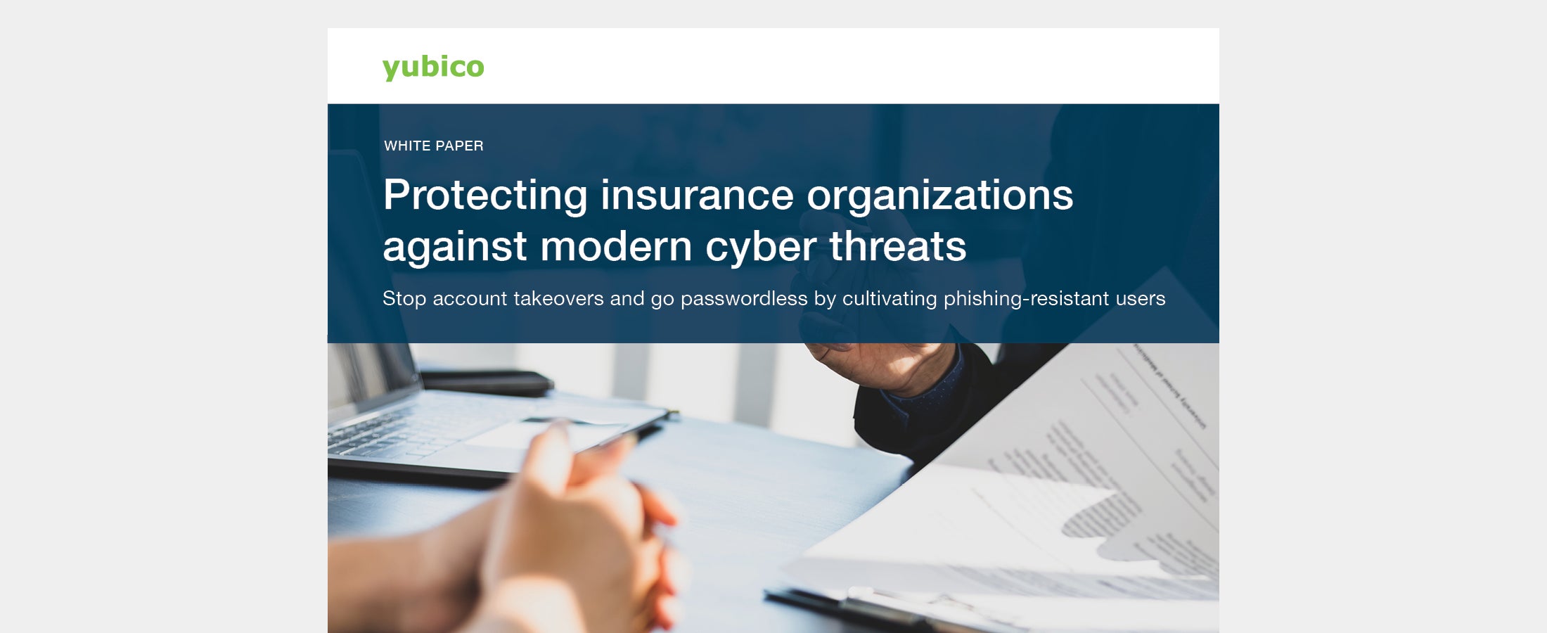 Protecting insurance organizations against modern cyber threats white paper cover