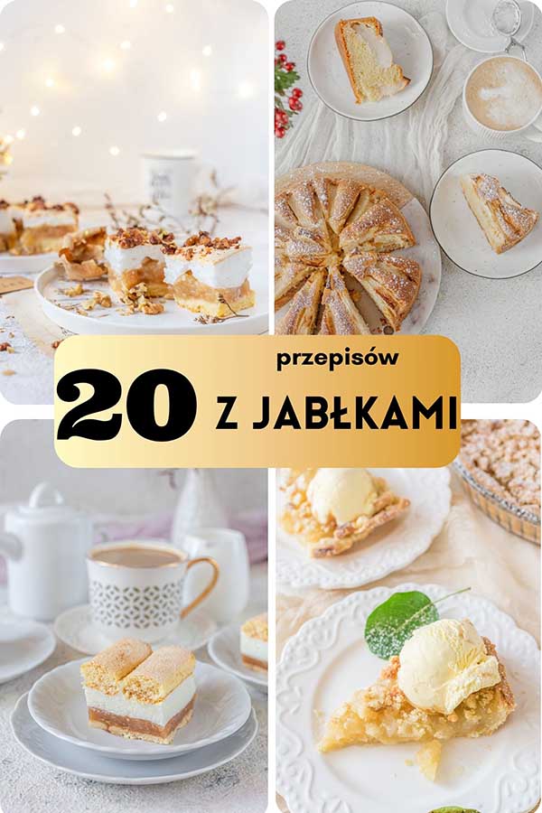 20 przepisów na ciasta z jabłkami