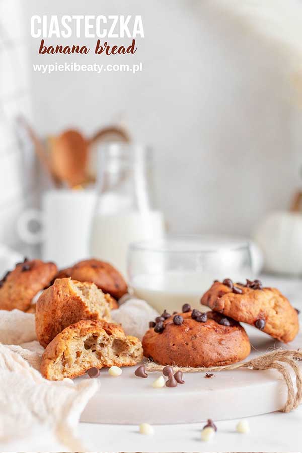 bananowe ciasteczka banana bread